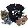 Simply Sage Market Whimsical Oh What Fun Short Sleeve Tee - XL - Black - 3 of 4