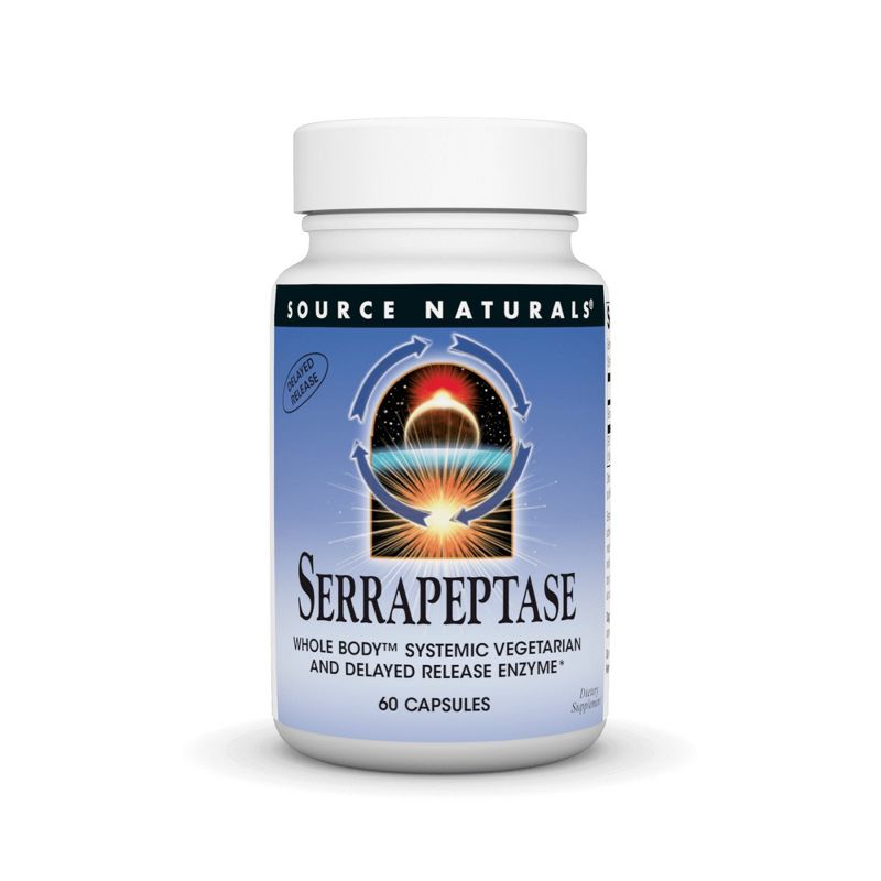 Source Naturals, Inc. Serrapeptase  -  60 VegCap, 1 of 4
