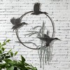 SPI Home Duck Trio Garden Wall Hanging – 40.5" Tall Bronze Metal Flying Duck Silhouette for Indoor or Outdoor Rustic Wall Décor - 2 of 3