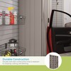 Suncast Tall 80.2" Resin Storage Cabinet with Double-Wall Construction, Platinum - 4 of 4