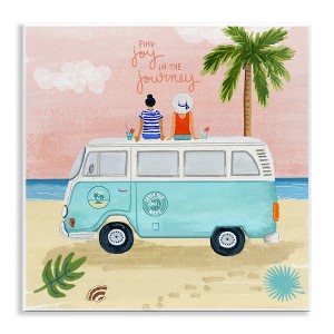Stupell Industries Joy in the Journey Tropical Adventure Beach Traveling, 12" x 12" - 1 of 4