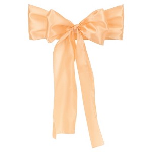 Unique Bargains Wedding Party Decoration Satin Chair Sashes Bows 20 Pcs - 1 of 4
