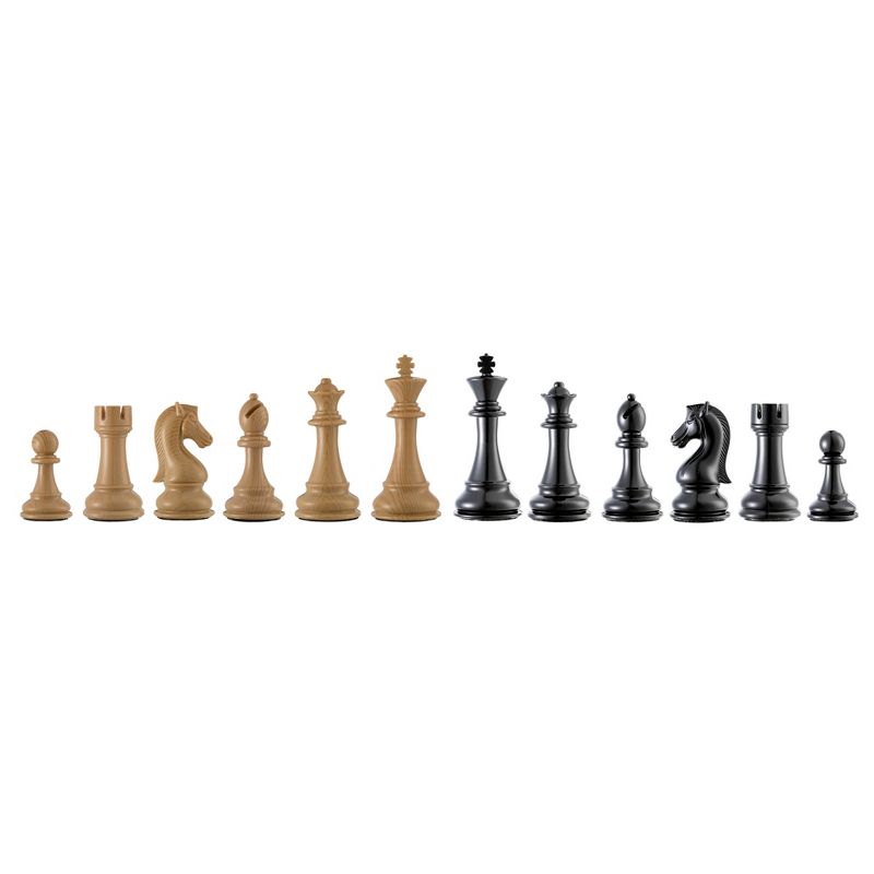 Bobby Fischer Faux Wood Chess Pieces, 4.25 in. king, 3 of 7
