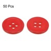 Unique Bargains Resin Craft Snap Round Flat 4-Hole Sewing Buttons 50 Pcs - 3 of 4