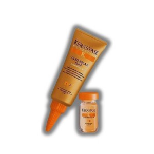 Kerastase Oleo-Relax Slim Volume Control Treatment Step 1 (0.68 oz) + Step 2 (0.20 oz) DUO SET - Slim Your Volume. Control the Frizz - 1 of 3