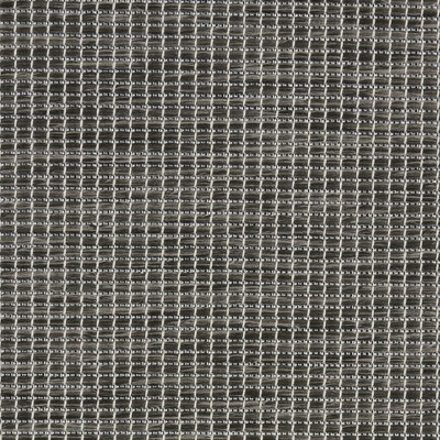 Charcoal 5' x 7' Flat Woven Synthetic Indoor/Outdoor Rug