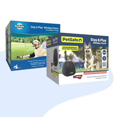 PetSafe Stay & Play Wireless Fence for Stubborn Dogs with Adjustable Collar
