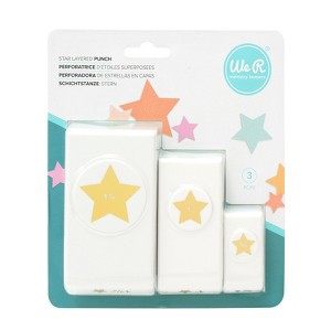 We R Memory Keepers Layering Punches 3/Pkg-Star - 1 of 4