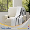 Color Sense 100% Cotton Warm & Cozy Super Soft Antimicrobial Matelasse Weave Blanket - 3 of 4