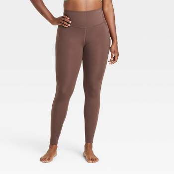 Women's Brushed Sculpt High-rise Pocketed Leggings 28 - All In Motion™  Espresso Xxl : Target