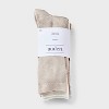 Women's Ultra Soft Everyday Rib-Knit 4pk Crew Socks - Auden™ 4-10 - 2 of 3