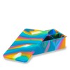 Host Ice Cube Tray with Lid, Makes 6 Large 2" Cubes, Durable Silicone Trays, Perfect for Cocktails, Beverages, Iced Coffee, Set of 1, Colored Marble - 3 of 4