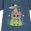 Girls' - LOL Surprise! - Astro Alien Doll Graphic Short Sleeve Fleece Dress - 2 of 4