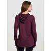 RBX Active Women's Legging Friendly Buttery Soft Stretch Jersey Adjustable Hood Long Sleeve Top with Thumbholes, Pocket - 2 of 4