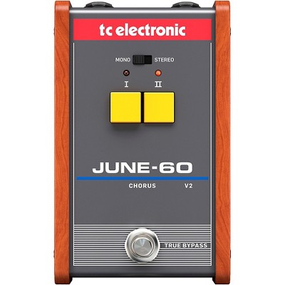 TC Electronic June 60v2 Vintage Analog Chorus Effects Pedal Gray