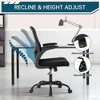 Ergonomic Office Chair, Swivel Rolling Computer Desk Chair, Rolling Mesh Chair, Flip-Up Armrest, for Home Office, Study, Bedroom - 4 of 4