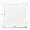 Sunbrella 2pk Outdoor Throw Pillows Sunflower Yellow: Weather-Resistant, UV-Protected, Acrylic Canvas, Transitional Style - 2 of 4