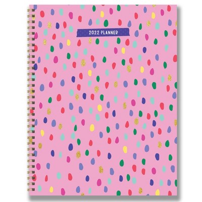 2022 Planner Weekly/Monthly Pink Party Large - The Time Factory