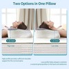 TUYOHW Dual-Height Cervical Neck Pillow, Cooling Ergonomic Memory Foam Bed Pillow for Side Sleeper, Orthopedic Contour Support Pillow - 3 of 4
