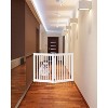 Dynamic Accents Highlander Series Solid Wood Pet Gates are Handcrafted by Amish Craftsman - 32 High - 2 Panel - White - 2 of 2