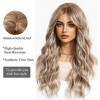 Jessie's Wig Synthetic Wig Long Brown Platinum Highlights Wigs for Women Use Daily Party Cos 24 Inch - 2 of 4