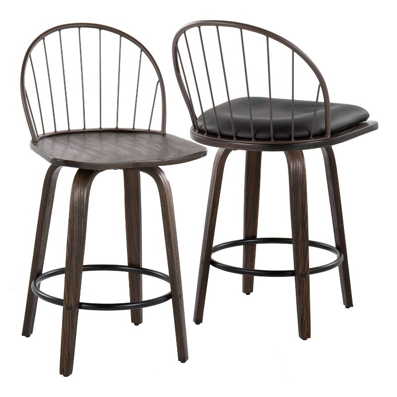 Set of 2 Riley Counter Height Barstools - LumiSource
, 2 of 11