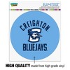 Creighton University Bluejays Automotive Car Window Locker Circle Bumper Sticker - 3 of 4