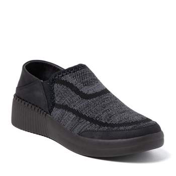 Dearfoams Women's Lee Knit Twin Gore Sneaker - Black Multi Size 9H