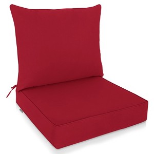 EAGLE PEAK Outdoor Deep Seat Patio Seat Cushion Set - 1 of 4