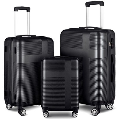 Luggage Sets, 3 Piece Luggage Expandable Suitcase Set, Carry Hardshell 4-Wheel Spinner Luggage w/TSA Lock, Clearance Suitcase Sets (20"/24"/28")