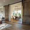 Modern Contemporary Long Stainless Steel Push Pull Door Handle for Home Entrance Glass Shower Wooden Barn Square Series - Gold - 48-Inches - 2 of 4