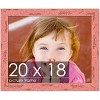 PosterPalooza | Shabby Chic Pink Picture Frame - UV Acrylic, Backing Board, Hanging Hardware Included - 2 of 4