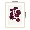 Amanti Art Pink Achyranthes Verschaffeltii Leaf Illustratio by Pictufy Wood Framed Wall Art Print - 4 of 4