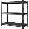 5-Tier Storage Shelves,Steel Garage Shelving Unit,Adjustable Industrial Rack,Matte Metal Standing Shelf for Warehouse,Basement,Kitchen,Workshop - 4 of 4