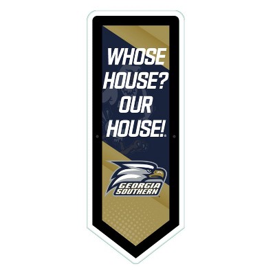 Evergreen Ultra-Thin Glazelight LED Wall Decor, Pennant, Georgia Southern University- 9 x 23 Inches Made In USA