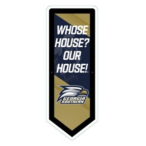 Evergreen Ultra-Thin Glazelight LED Wall Decor, Pennant, Georgia Southern University- 9 x 23 Inches Made In USA - 1 of 4
