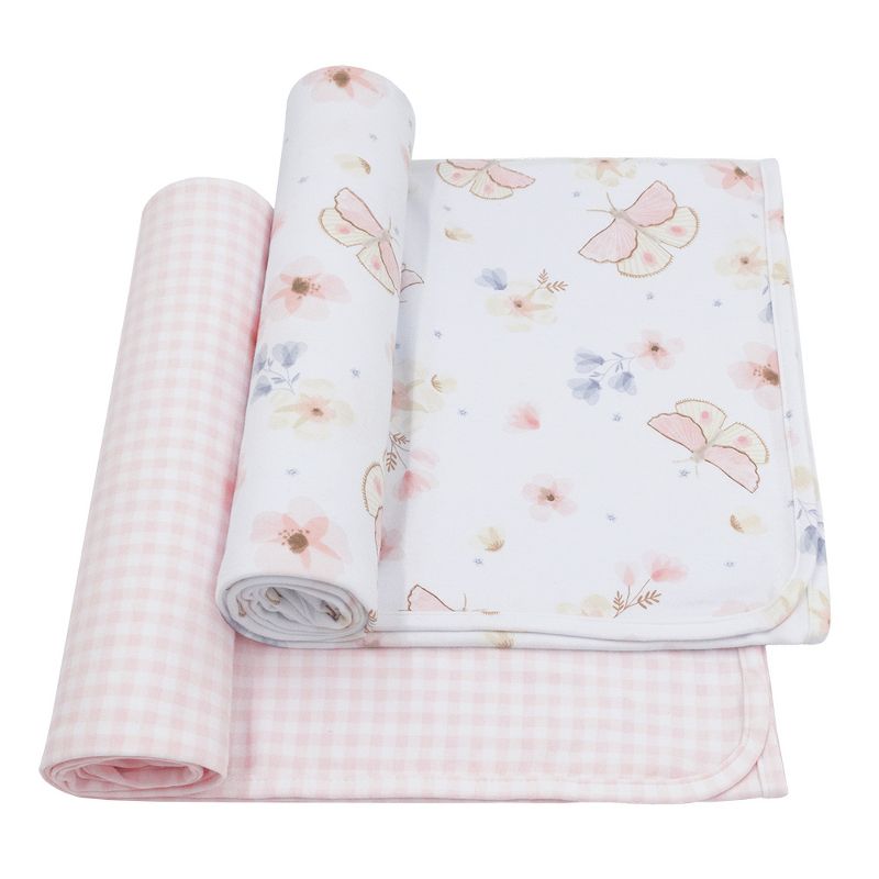 Living Textiles|2PK Jersey Swaddle - Fly Away, 1 of 2