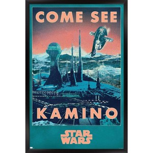 Trends International Star Wars: Kamino - Come See Kamino Framed Wall Poster Prints - 1 of 4