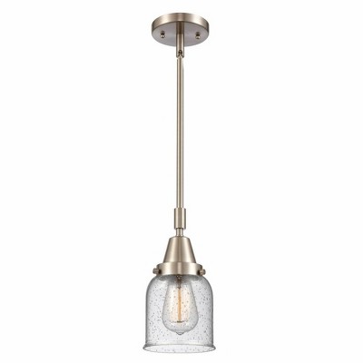Bell - 1 Light Stem Hung Mini Pendant In Industrial Style-11.13 Inches Tall and 5 Inches Wide