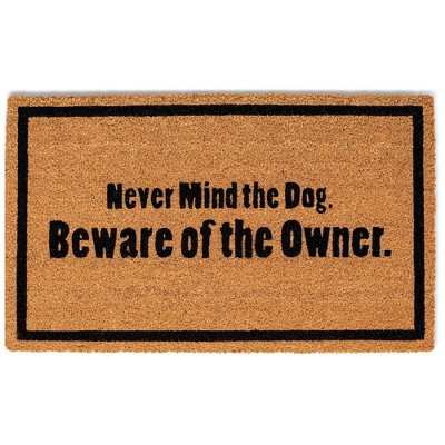 Birdrock Home Beware of Dog' Coir Doormat