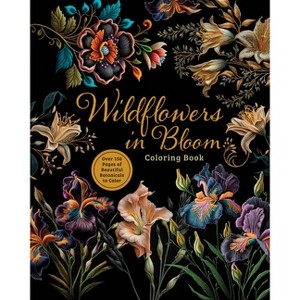 Wildflowers in Bloom Coloring Book - (Chartwell Deluxe Spredges Editions) by  Editors of Chartwell Books (Paperback) - 1 of 1