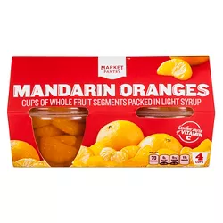 Mandarin Oranges In Light Syrup - 4ct/16oz - Market Pantry™