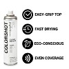 Colorshot Spray Paint Matte Sealer Clear 10oz 4pk Value Set: Exterior Acrylic, Fast Dry, 10000 Sq Ft Coverage - 4 of 4