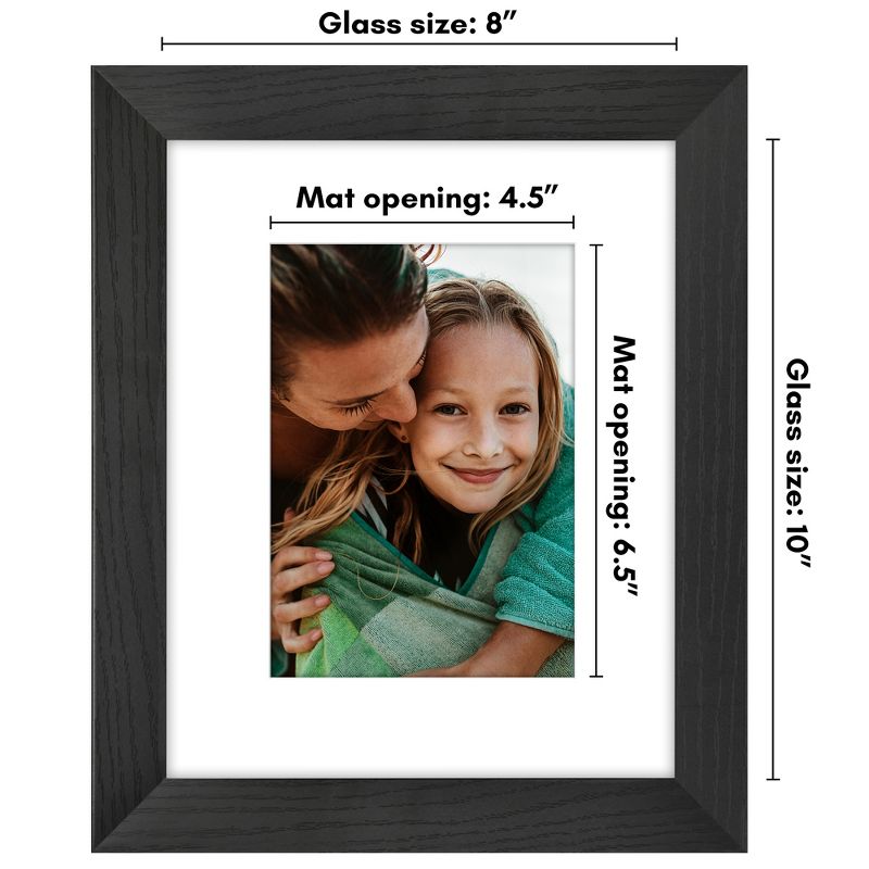 Americanflat Wide Molding Picture Frame with Mat, 2 of 8
