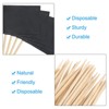 Unique Bargains Small Labeling Marking Cake Cocktail Decor Flag Toothpicks 100 Pcs - 4 of 4