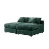 NicBex Couches for Living Room 48.8" Sofa Couch Modern Minimalist Upholstered Sofa Bed Sleeper with 3 Throw Pillows for Apartment - 2 of 4