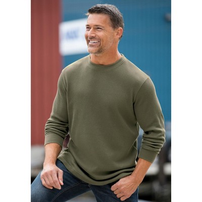 KingSize Tall Waffle-Knit Thermal Crewneck Tee Tall