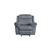 Velvet Glider Recliner with Pocket Coil Seat & Motion Reclining - 4 of 4