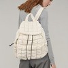 CLUCI Puffy Quilted Backpack Purse for Women, Casual Lightweight Daypack for Women Travel - 2 of 3
