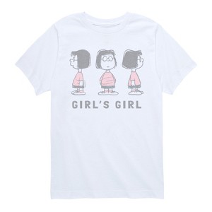 Boys' - Peanuts - Marcie Girls Girl Short Sleeve Graphic T-Shirt - 1 of 4